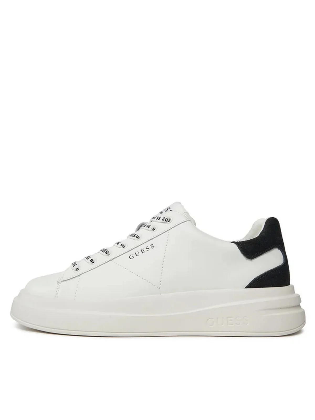 GUESS Sneaker Donna Elbina FLPVIB SUE12 WHIBK Bianco - Image 6