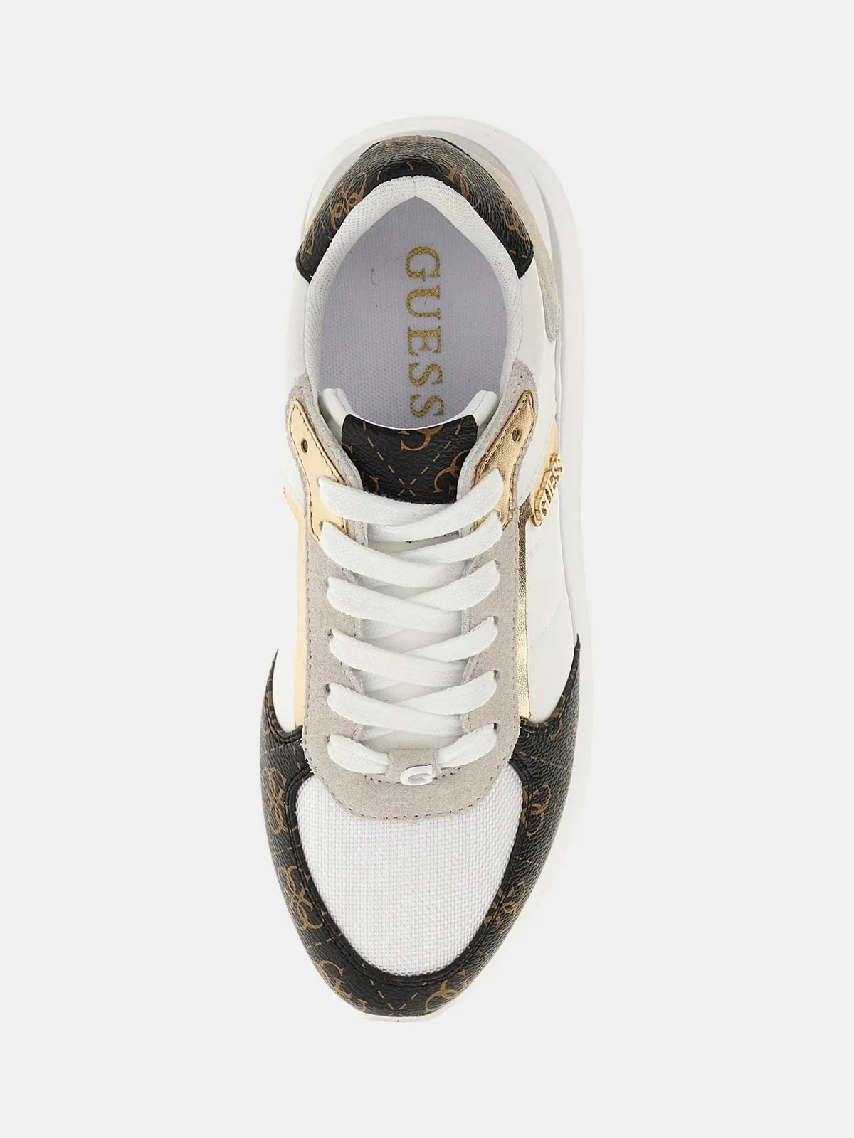 GUESS Sneaker Donna ENERGY3 FLPEG3 FAL12 WHIBR Bianco - Image 4
