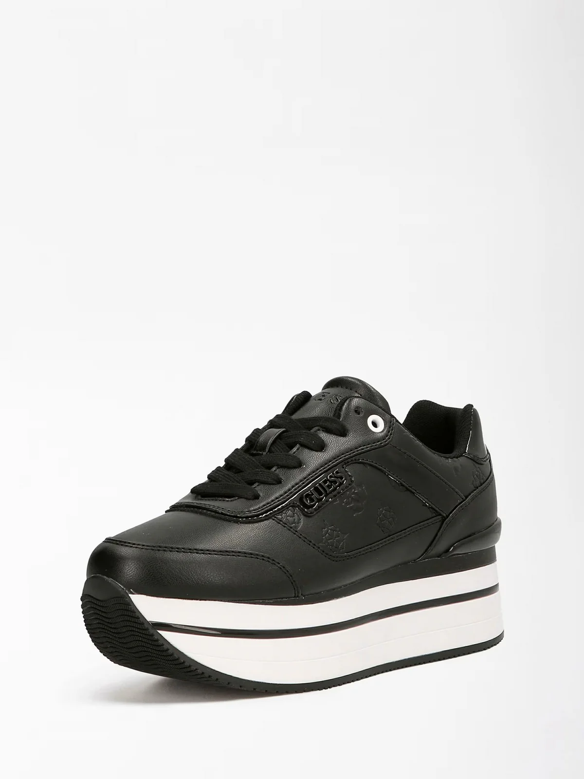 GUESS Sneaker Donna Hansin/Active Lady/Leather Lik FL5HNS PEL12 BLKBL blkbl - Image 8