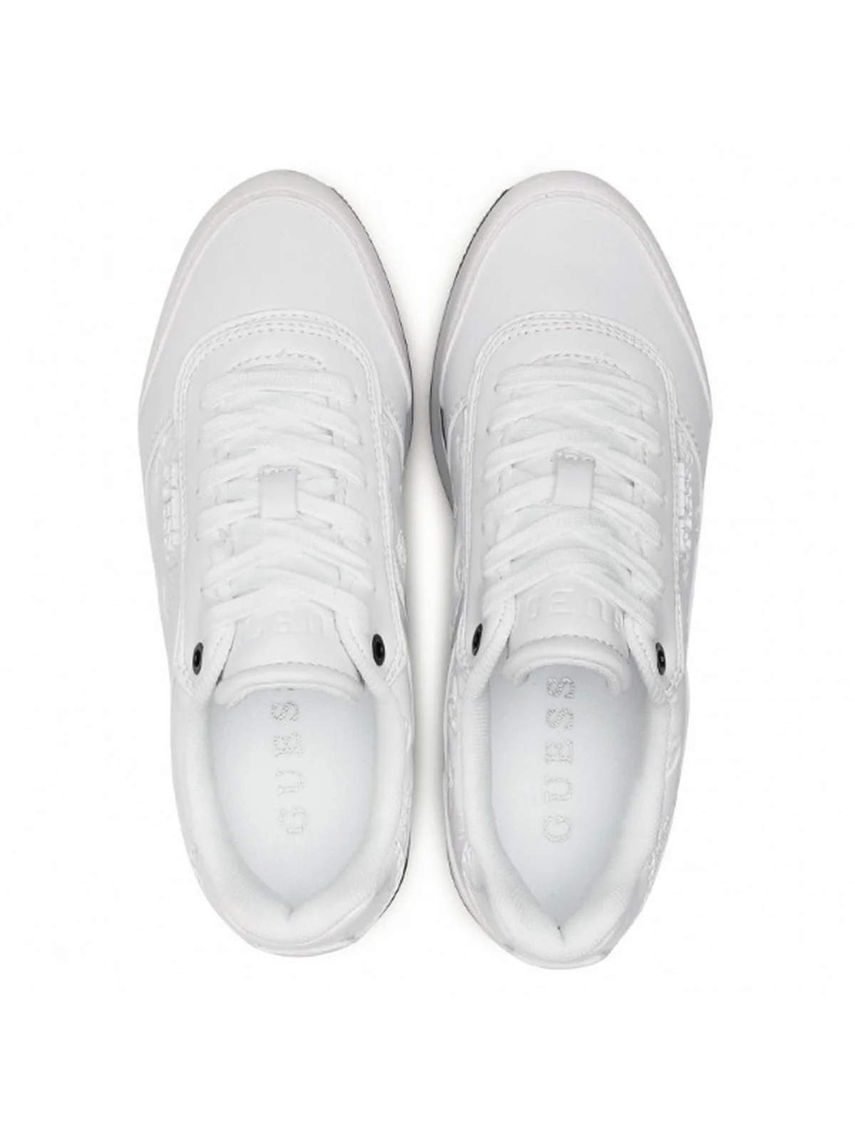 GUESS Sneaker Donna Hansin/Active Lady/Leather Lik FL5HNS PEL12 WHITE WHITE - Image 3