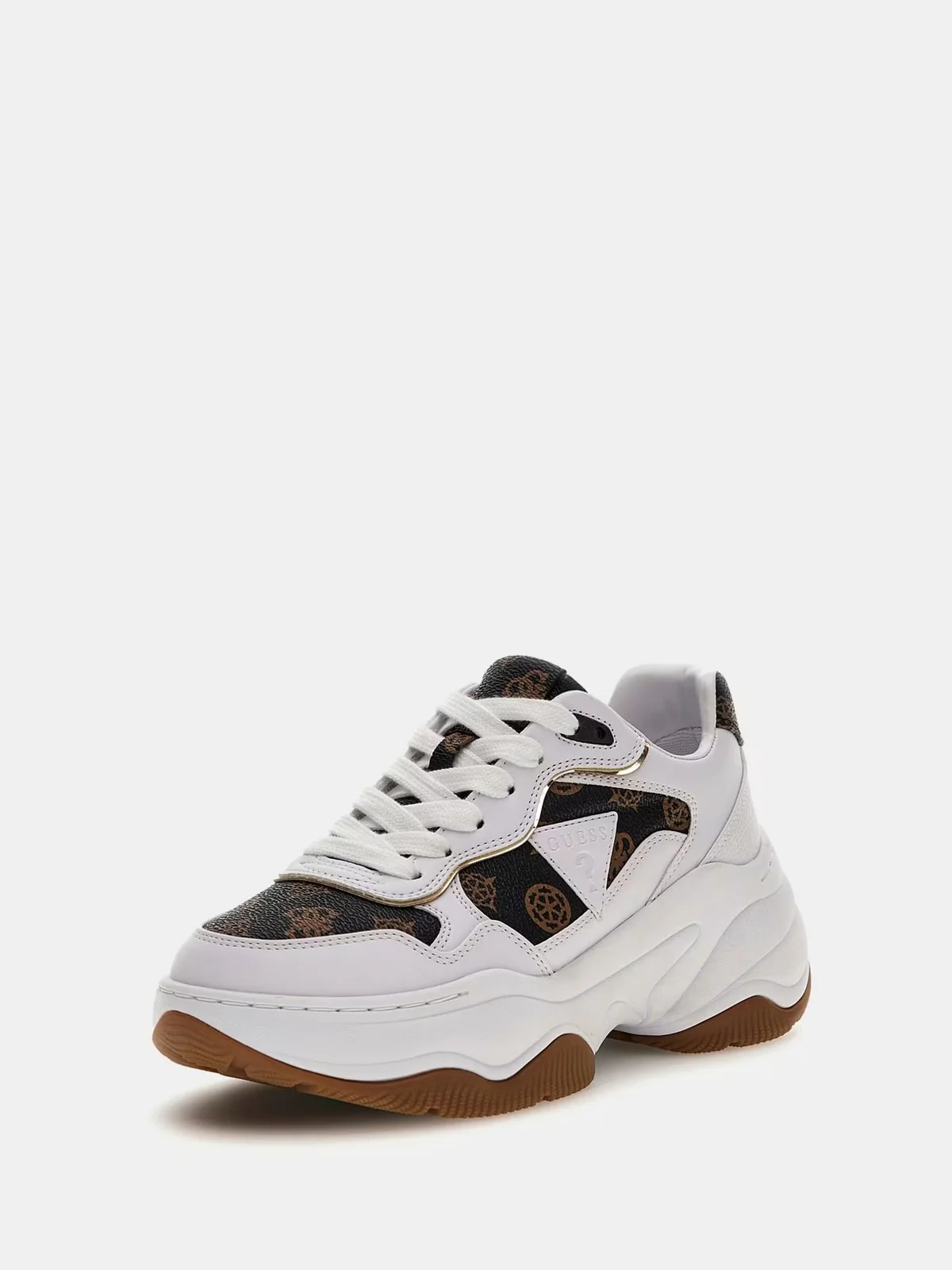 GUESS Sneaker Donna HAPYY FLPHAP FAL12 WHIBR Bianco - Image 2