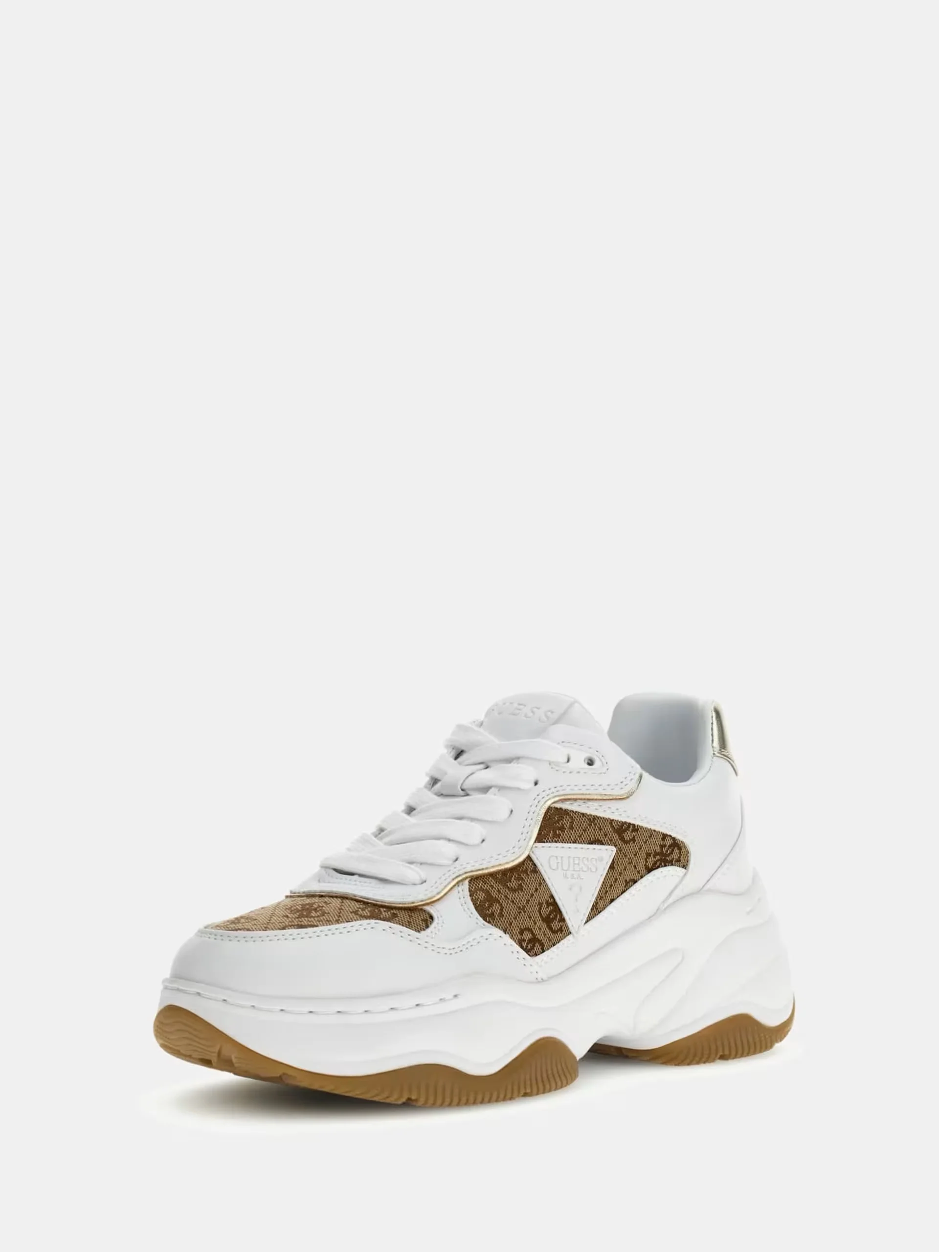 GUESS Sneaker Donna HAPYY4 FLTHP4 FAL12 BEIBR BEIGE BROWN - Image 2