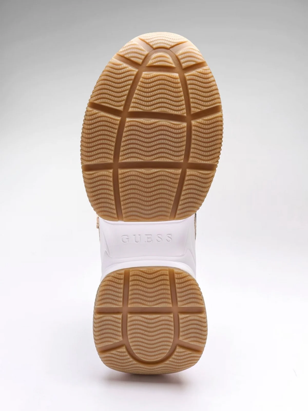 GUESS Sneaker Donna HARPAA FLPHAR FAL12 WHIBR WHITE BROWN - Image 6