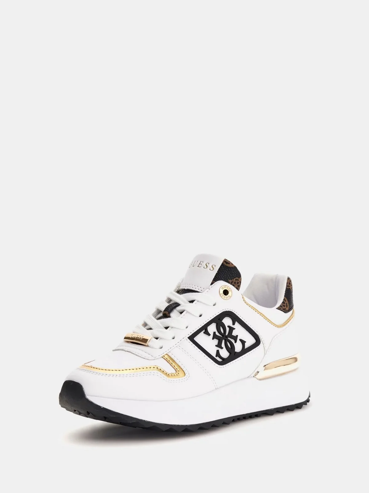GUESS Sneaker Donna KOYAA FLJKOY ELE12 WHBRO Bianco - Image 2