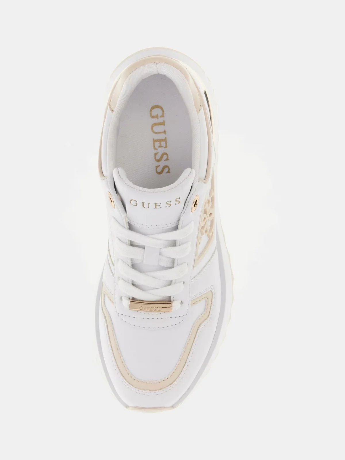 GUESS Sneaker Donna KOYAA FLJKOY ELE12 WHICR Bianco - Image 4