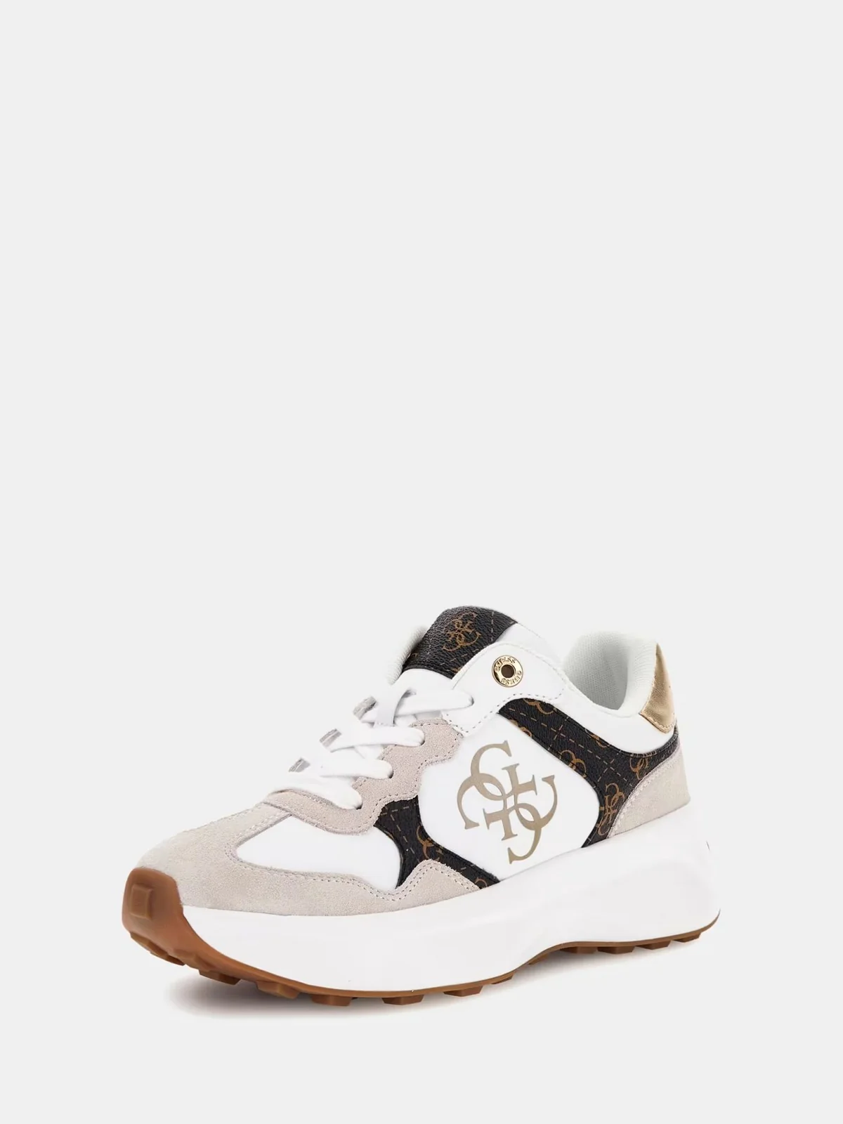 GUESS Sneaker Donna LUCKEI FLPLUC PEL12 WHIBR Bianco - Image 2