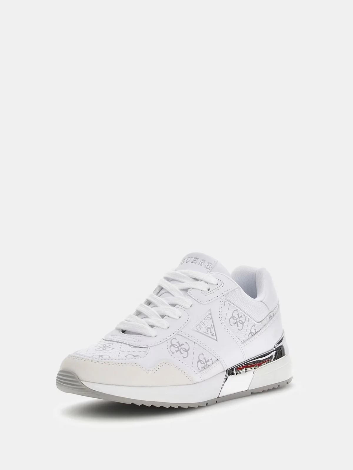 GUESS Sneaker Donna MICKAY FLFMIC ELE12 WHIGR WHITE GREY - Image 2