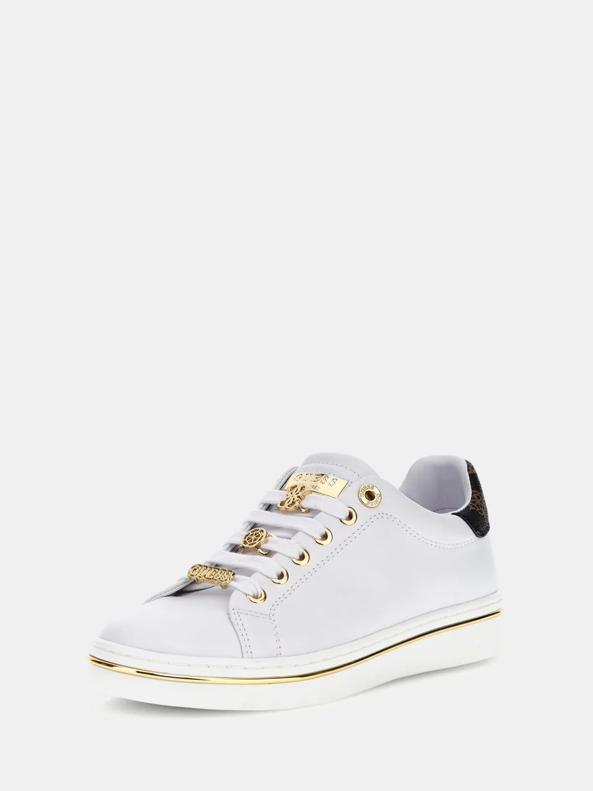 GUESS Sneaker Donna STASEY FLPSTA ELE12 WHITE Bianco - Image 2