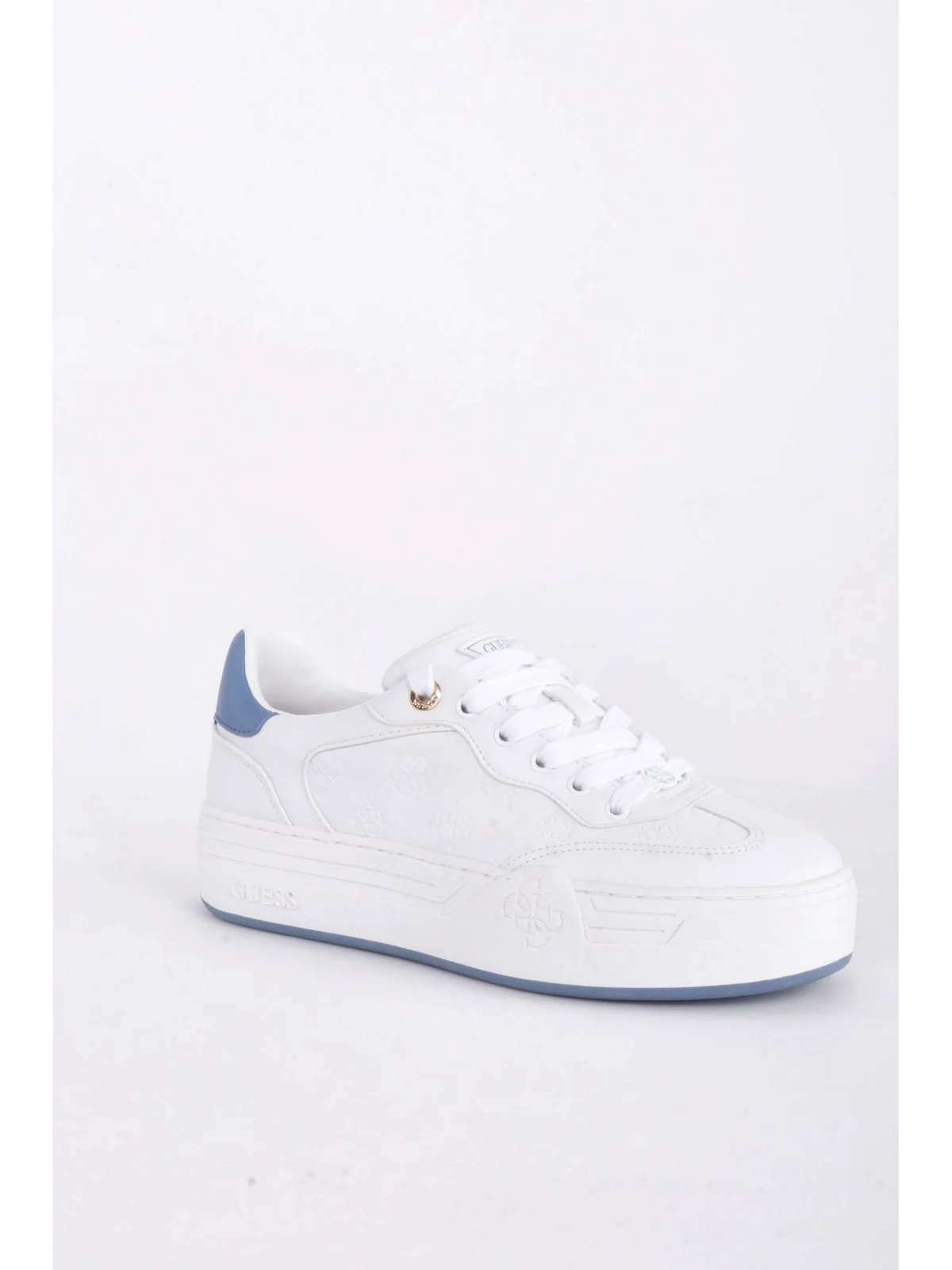 GUESS Sneaker Donna SWOLE FLPSWO FAL12 WHBLU Bianco - Image 6