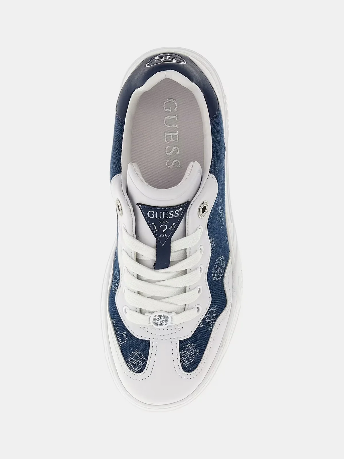 GUESS Sneaker Donna SWOLE2 FLPSW2 DEN12 BLUE Blu - Image 4