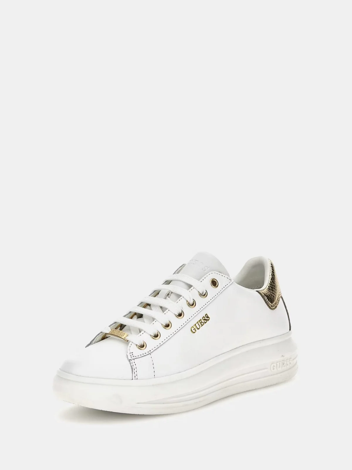 GUESS Sneaker Donna Vibo FL8VIB LEA12 WHIGO Bianco - Image 4
