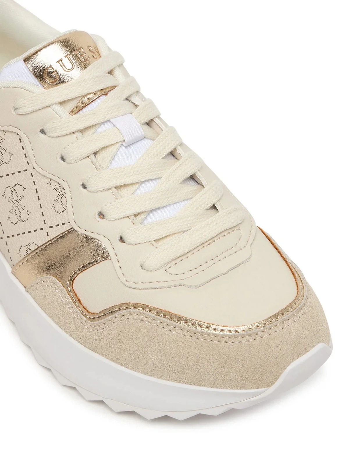 GUESS Sneaker Donna VINSA5 FLPVN5 FAL12 BEIBR BEIGE BROWN - Image 5