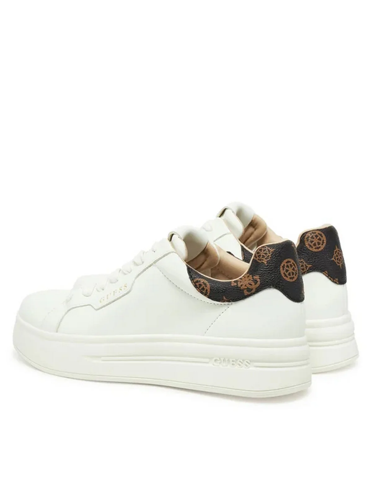 GUESS Sneaker Donna WINNIE FLPWIN FAL12 WHIBR Bianco - Image 3