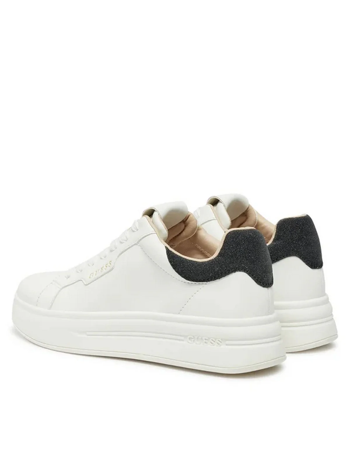 GUESS Sneaker Donna WINNIE FLPWIN LEA12 WHIBL Bianco - Image 3