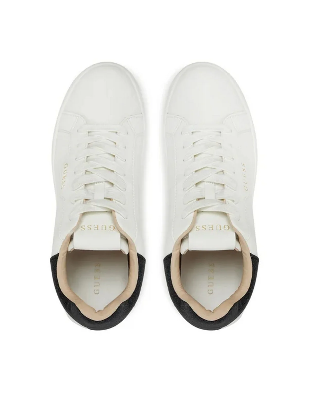 GUESS Sneaker Donna WINNIE FLPWIN LEA12 WHIBL Bianco - Image 4