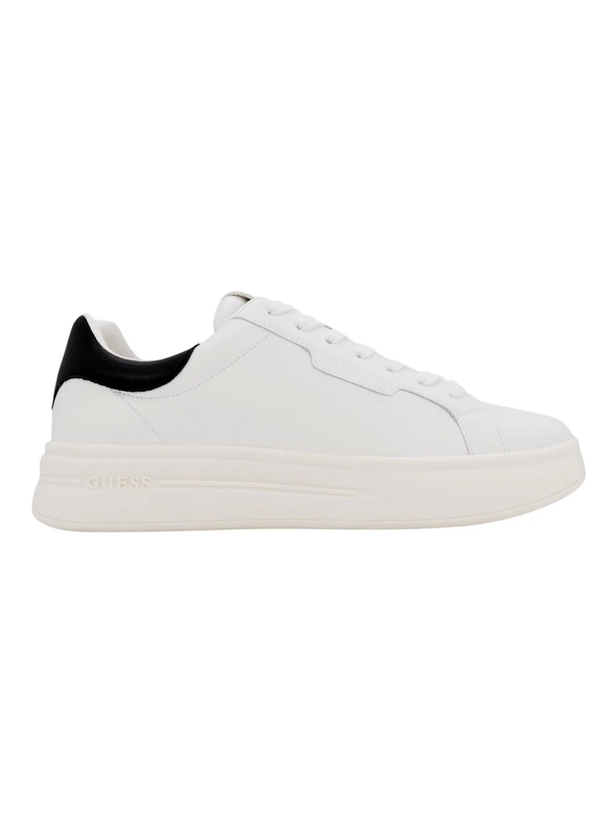 GUESS Sneaker Uomo WINNO FMPWIN ELE12 WHIBK WHITE BLACK