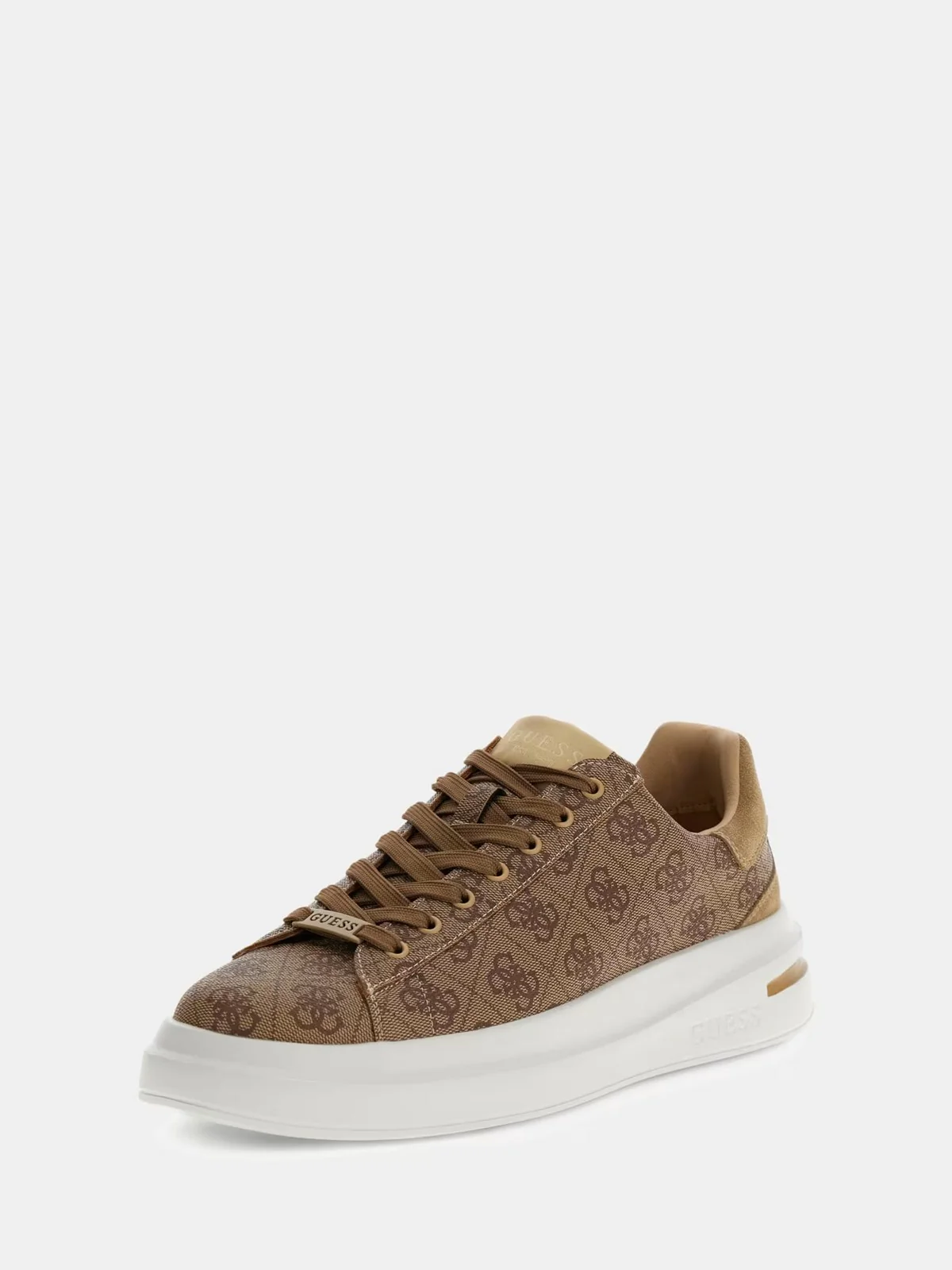 GUESS Sneaker Uomo ELBA FMPELA FAL12 BEIBR BEIGE BROWN - Image 2