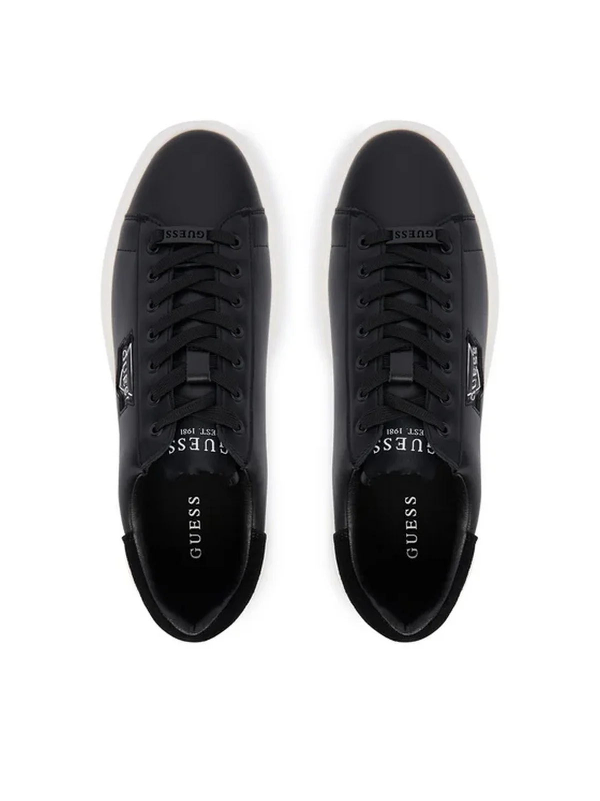 GUESS Sneaker Uomo ELBAN FMFBAN LEL12 BLACK BLACK - Image 5