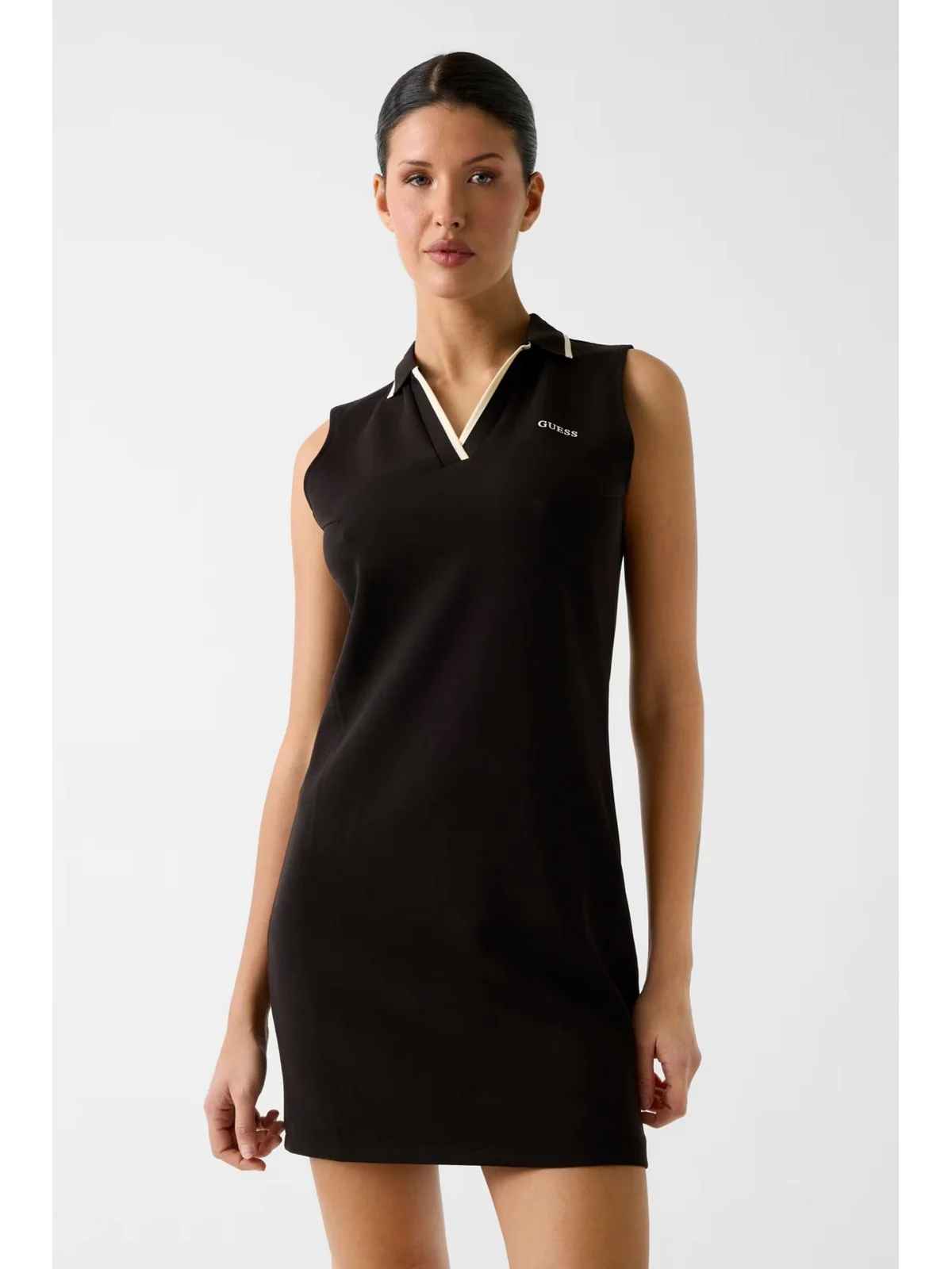 GUESS SPORT Abito Donna JASMINE SLEEVELESS DRESS V6GK02 K2928 JBLK Jet Black A996 - Image 2