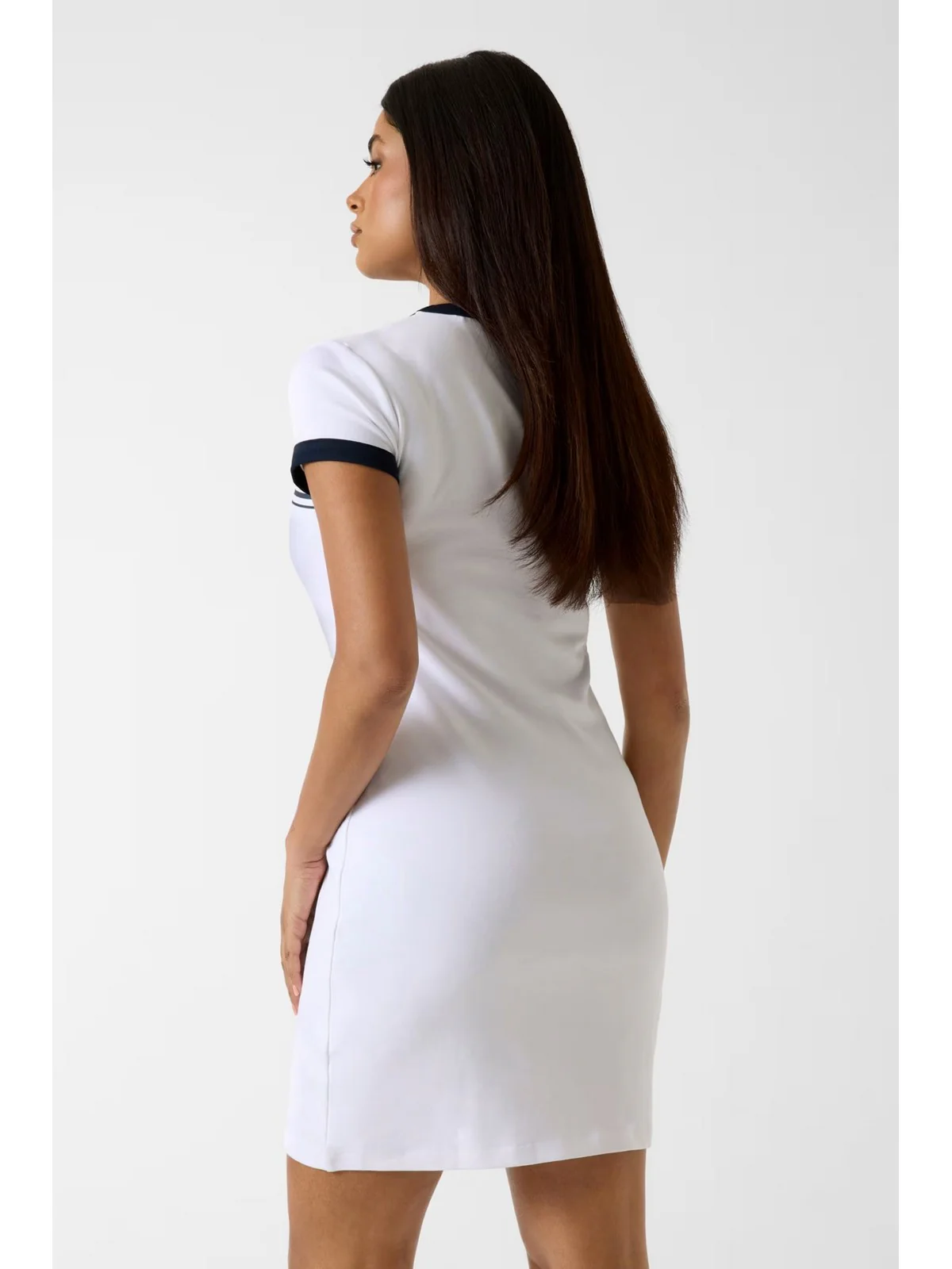 GUESS SPORT Abito Donna MILA SS SHORT DRESS V6GK05 K2988 G011 PURE WHITE - Image 4