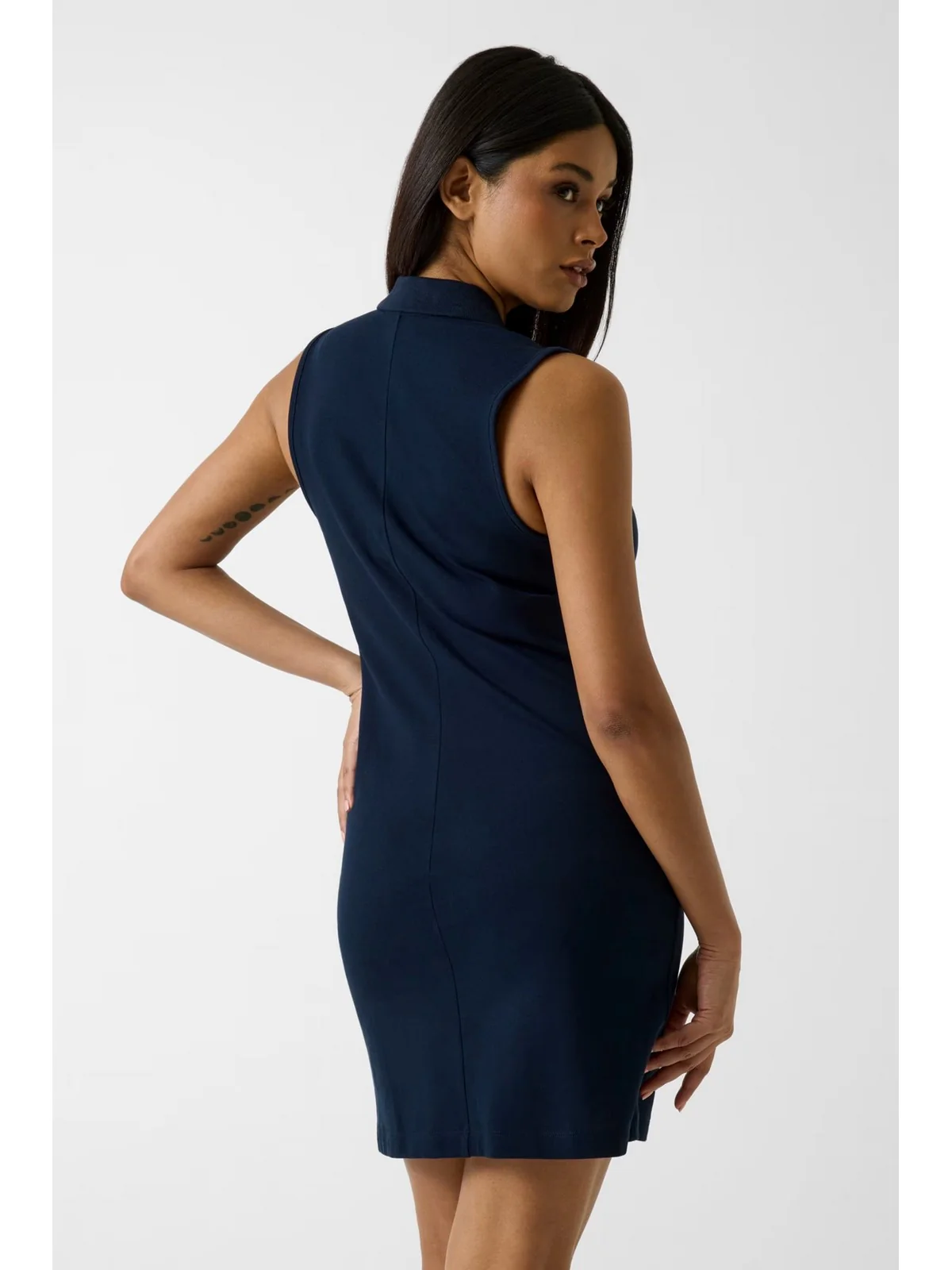 GUESS SPORT Abito Donna SILVY SS POLO DRESS V6GK09 K3152 A71W DARING OCEAN - Image 4