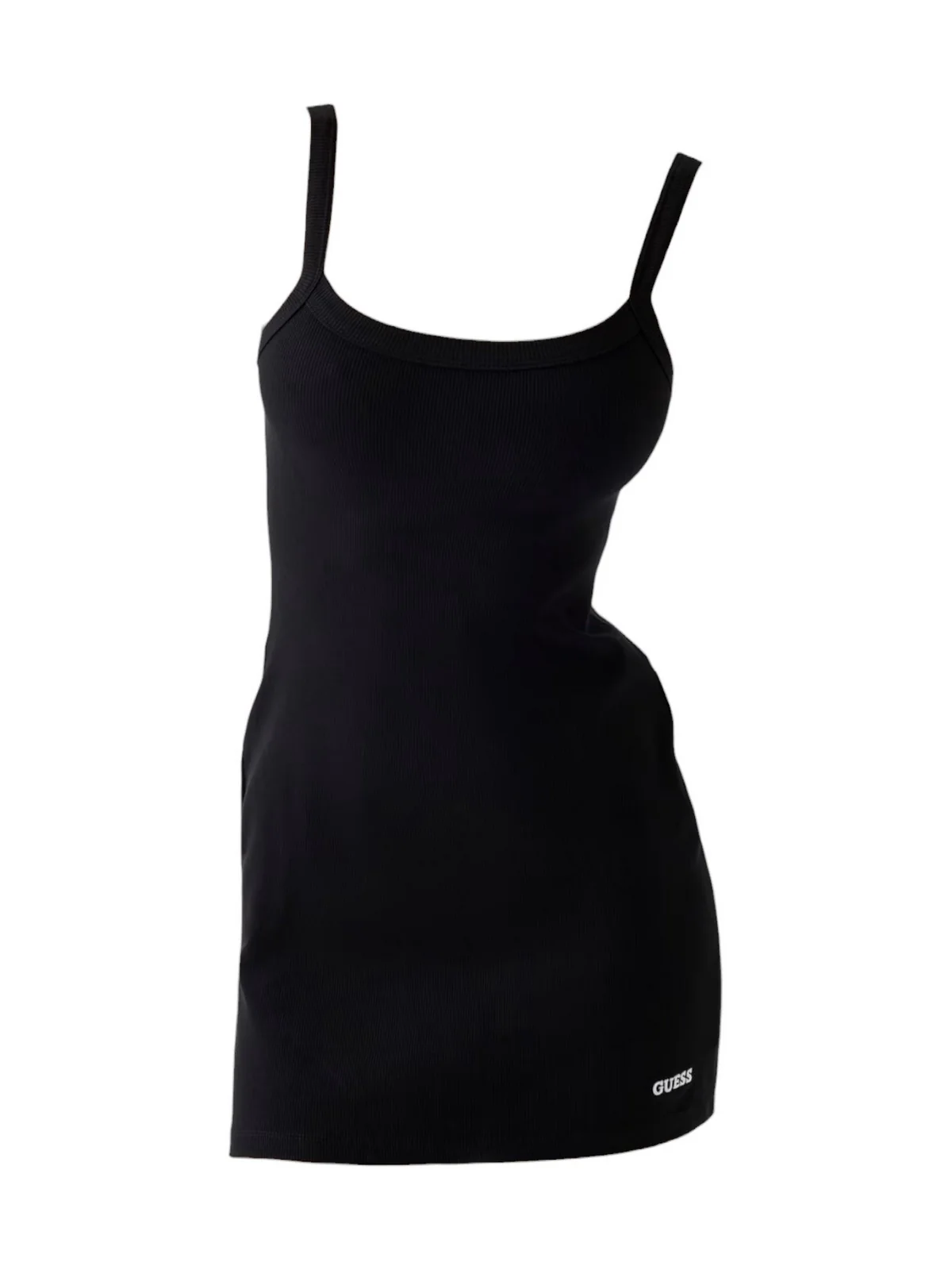 GUESS SPORT Abito Donna STELLA RIB SHORT DRESS V6GK11 K3181 JBLK Jet Black A996
