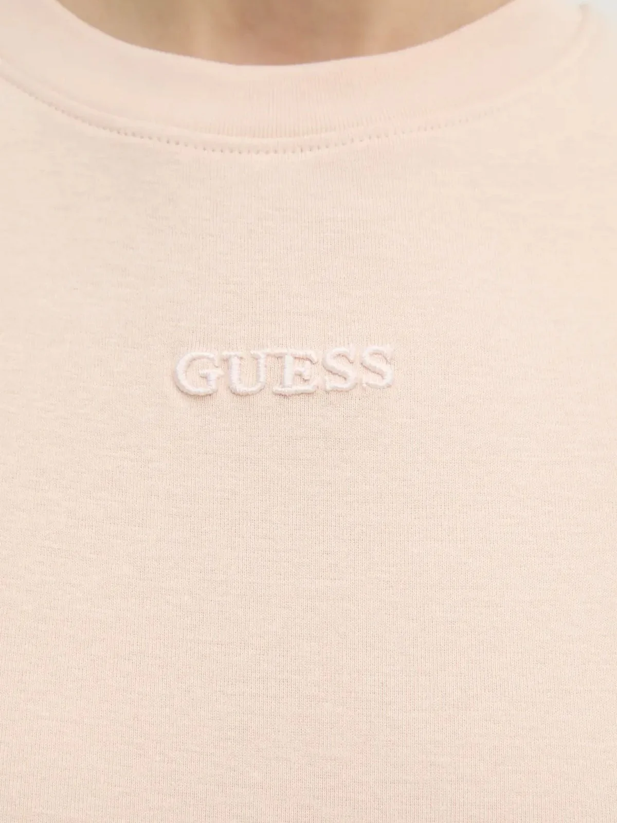 GUESS SPORT Canotta Donna GELSEY TANK TOP V5RP14 KCOI1 A13W Beige - Image 4