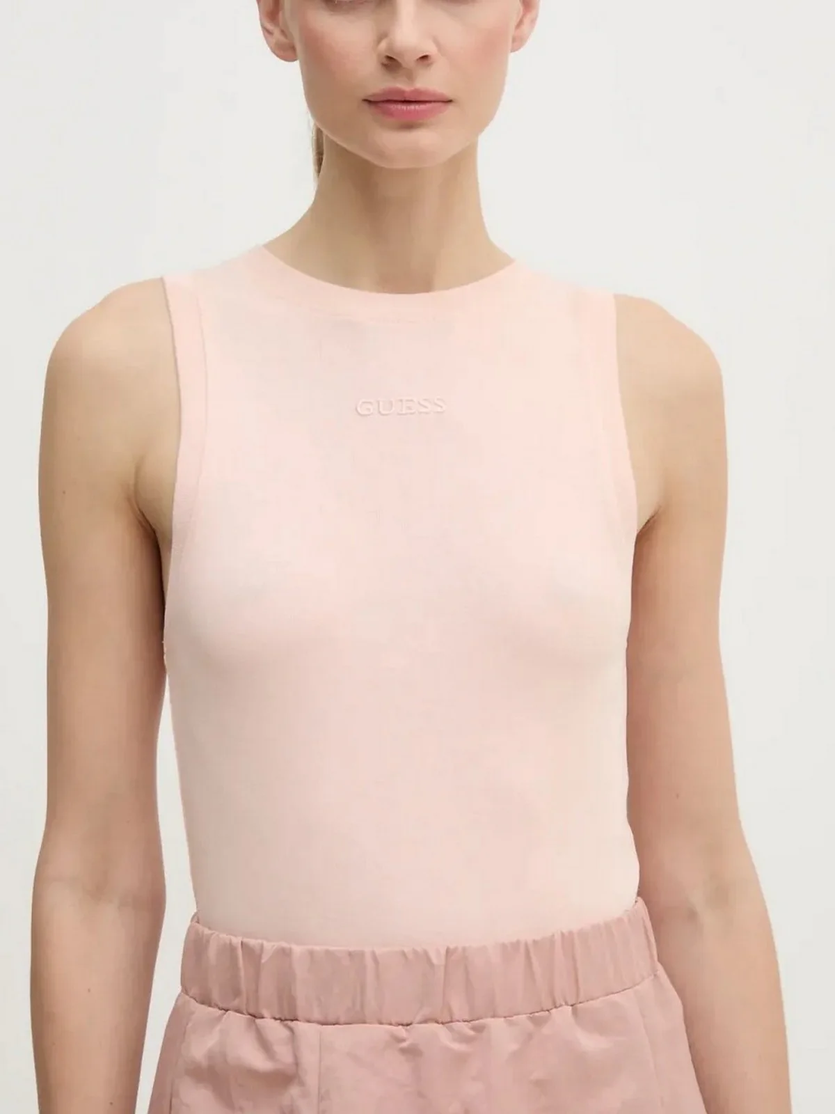 GUESS SPORT Canotta Donna GELSEY TANK TOP V5RP14 KCOI1 G6O1 Rosa - Image 2