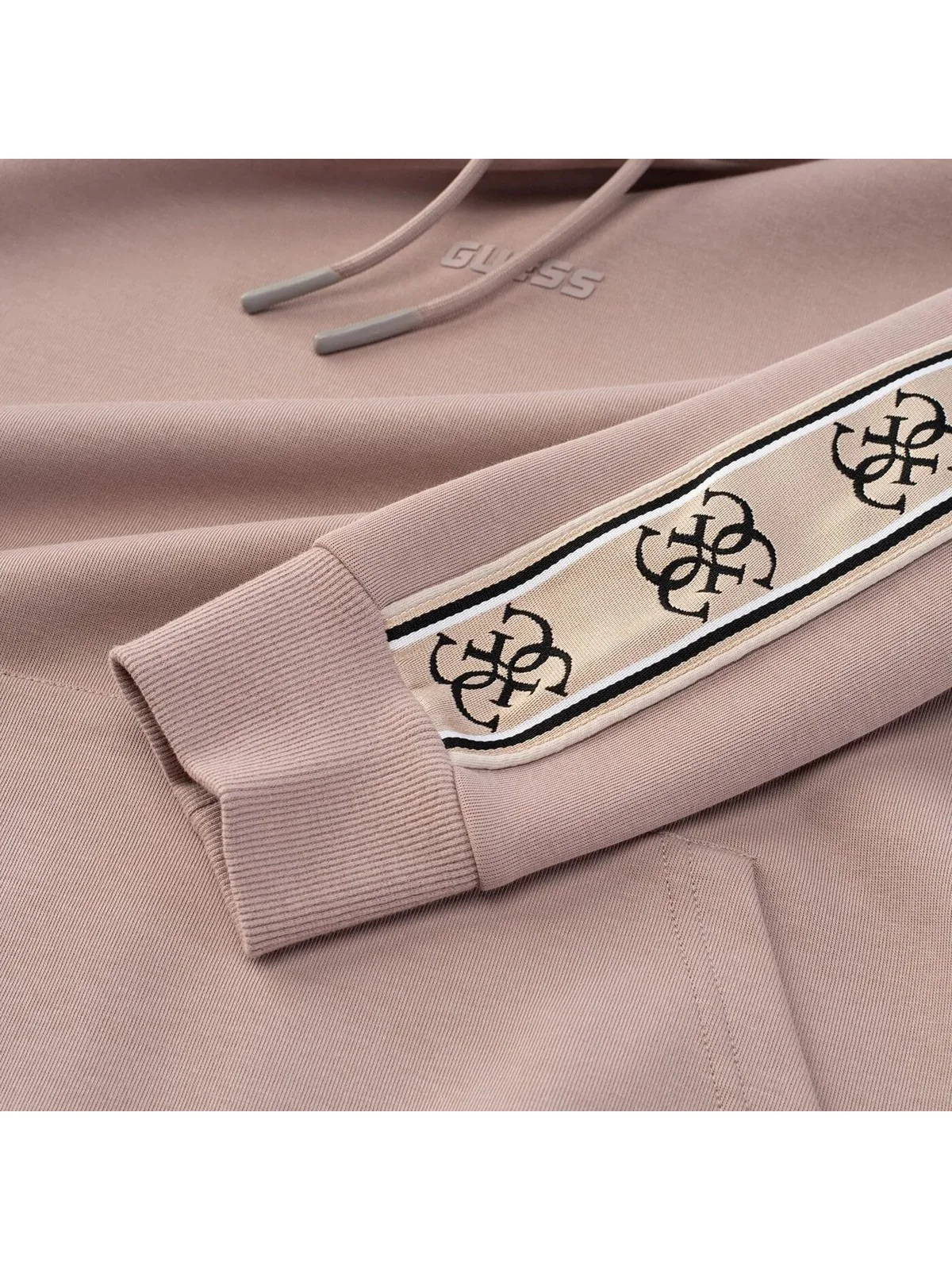 GUESS SPORT Felpa Donna CARLA HOODED SWEATSHIRT V4YQ11 KB3P2 G4Q9 Rosa - Image 3