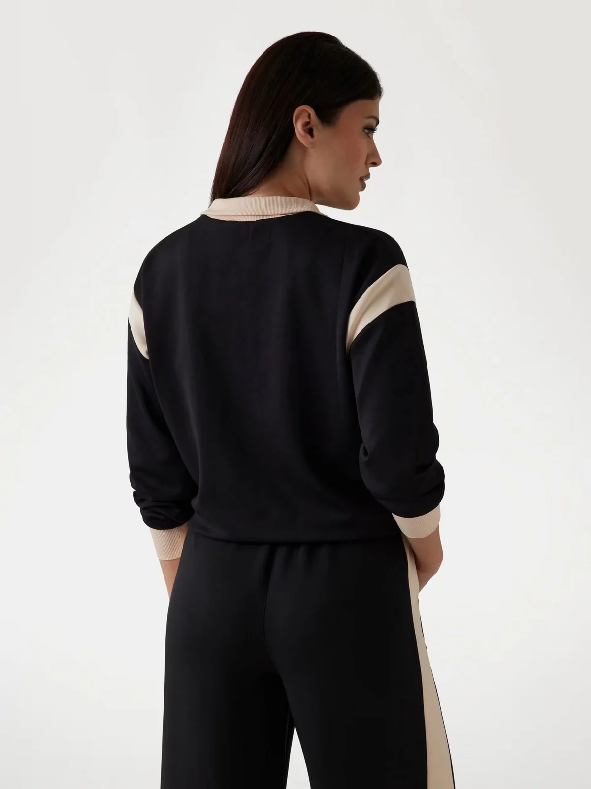 GUESS SPORT Felpa Donna SUZANNE FULL ZIP SWE V5RQ00 KCO72 G1I9 Nero - Image 4
