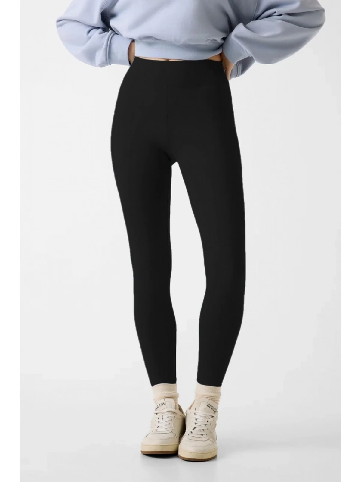 GUESS SPORT Leggings Donna MARGOT LEGGINGS V6RB11 KD952 JBLK Jet Black A996 - Image 3