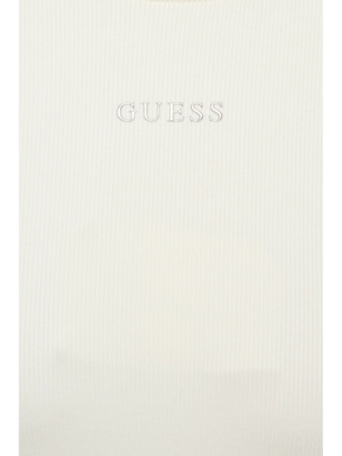GUESS SPORT Maglia Donna NAT RIB LS TOP V6RP08 KD932 G027 WHITE GLAM - Image 3