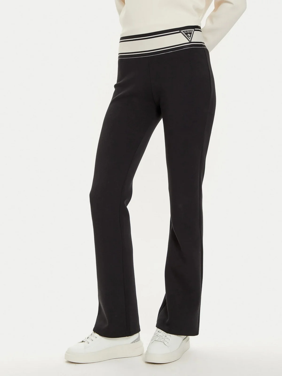 GUESS SPORT Pantalone Donna ANN LONG PANTS V3BB09 KBCK2 JBLK Nero - Image 2