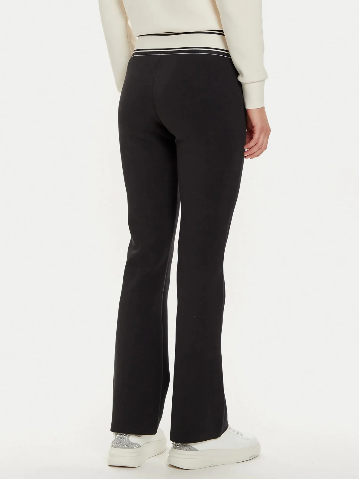 GUESS SPORT Pantalone Donna ANN LONG PANTS V3BB09 KBCK2 JBLK Nero - Image 3