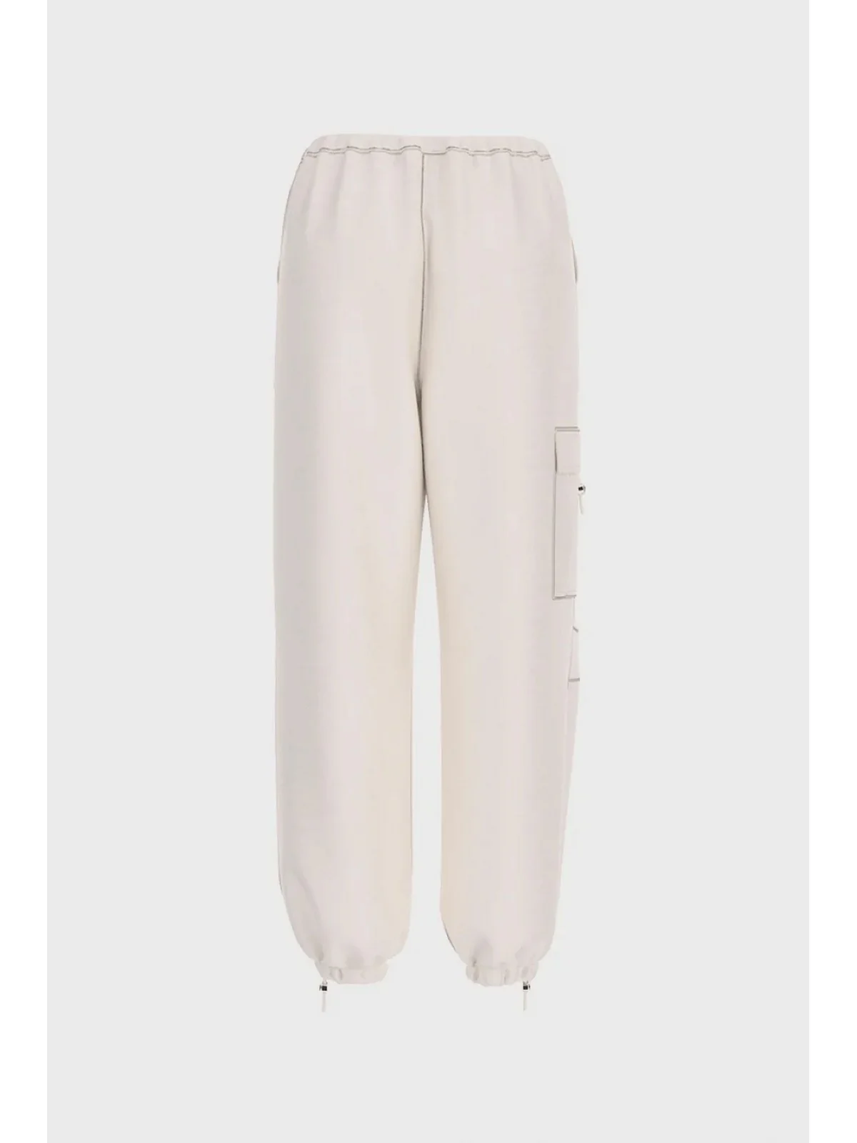 GUESS SPORT Pantalone Donna NAT CARGO PANTS V6RB16 WL232 G027 WHITE GLAM - Image 2