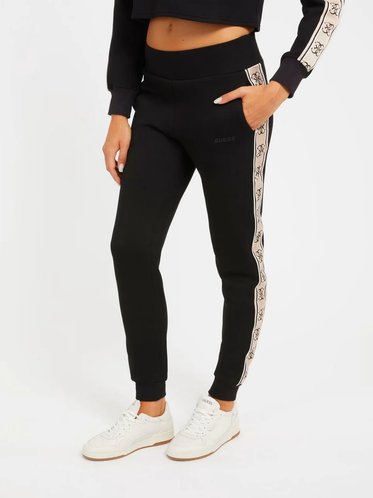 GUESS SPORT Pantalone Donna  V2YB15 KB3P2 JBLK Jet Black A996 - Image 2