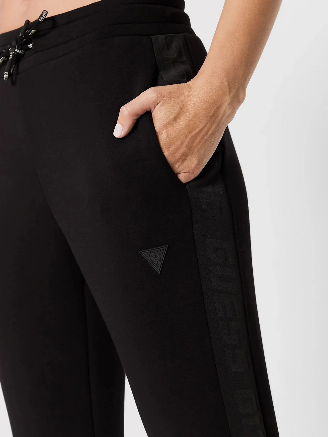 GUESS SPORT Pantalone Donna  V2YB18 K7UW2 JBLK Nero - Image 4