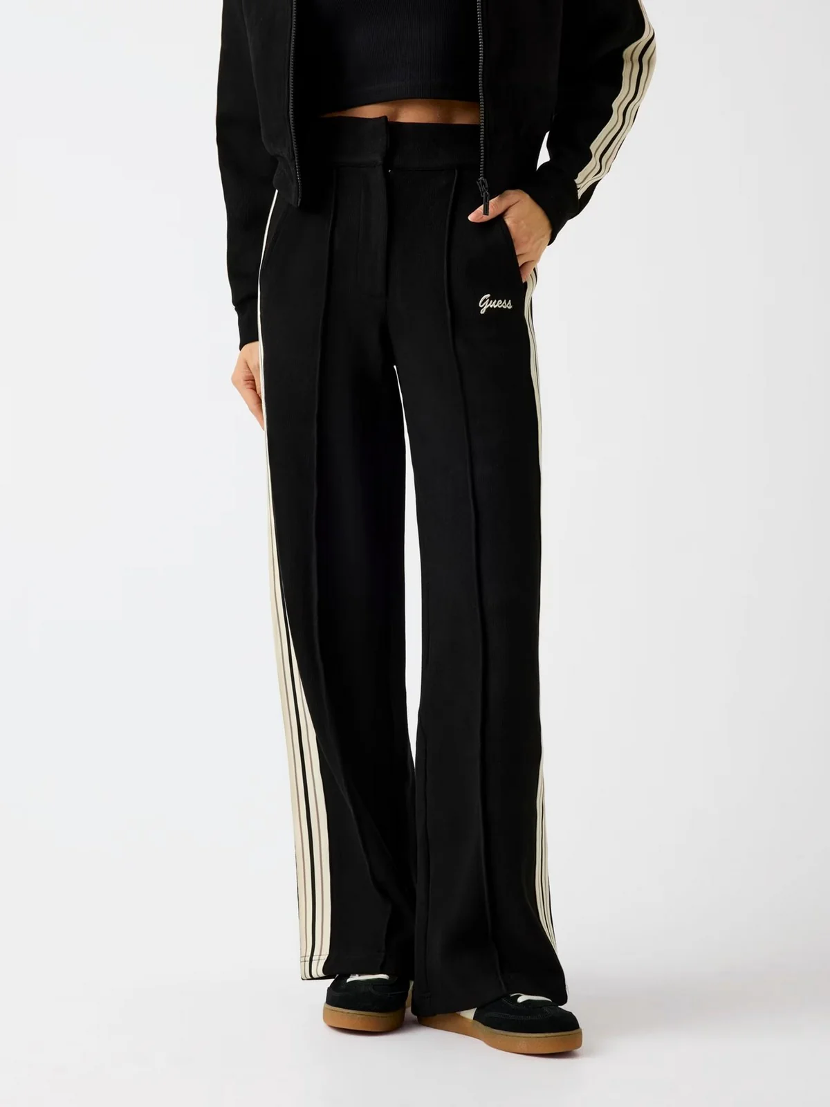 GUESS SPORT Pantalone Donna  V5BB16 KCX52 JBLK Jet Black A996 - Image 6