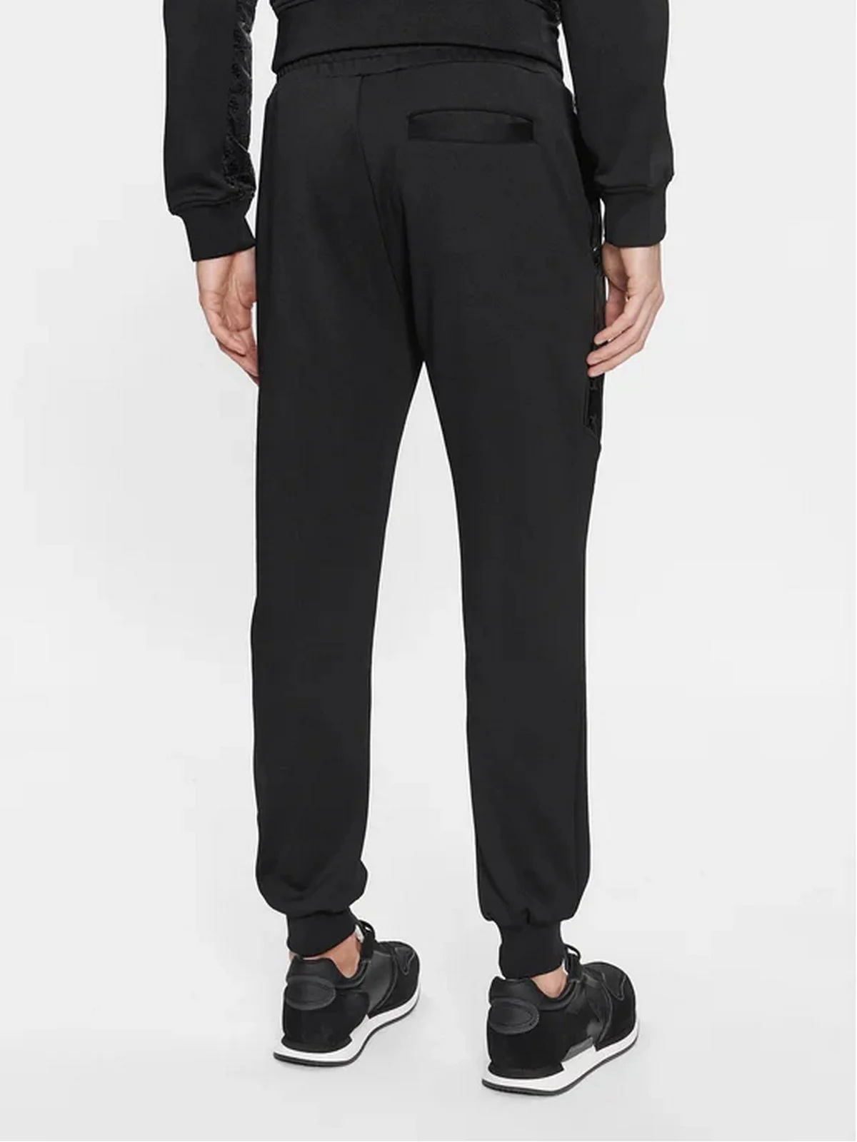 GUESS SPORT Pantalone Uomo GASTON CUFFED PANT Z4RB00 KBO62 JBLK Nero - Image 3