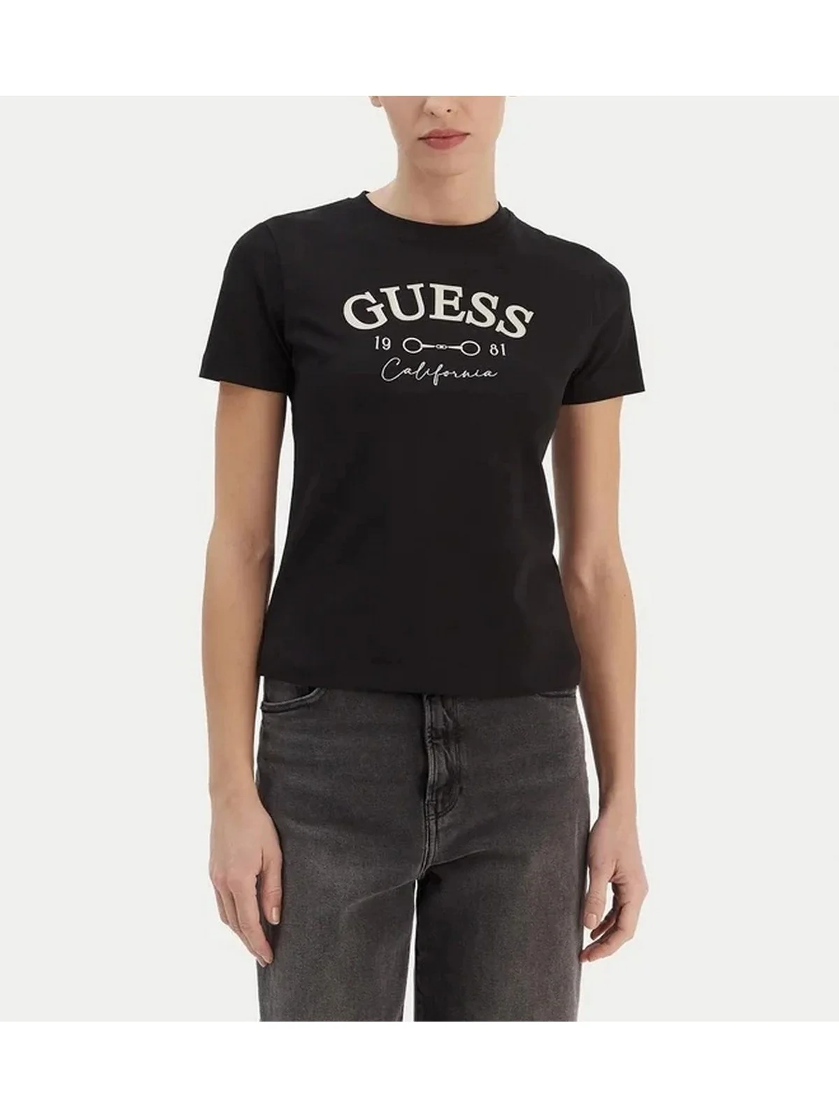 GUESS SPORT T-shirt Donna BEATRIZ CN SS T-SHIRT V6RI02 J1314 G7F3 TOTAL LUNAR ECLIPSE - Image 3