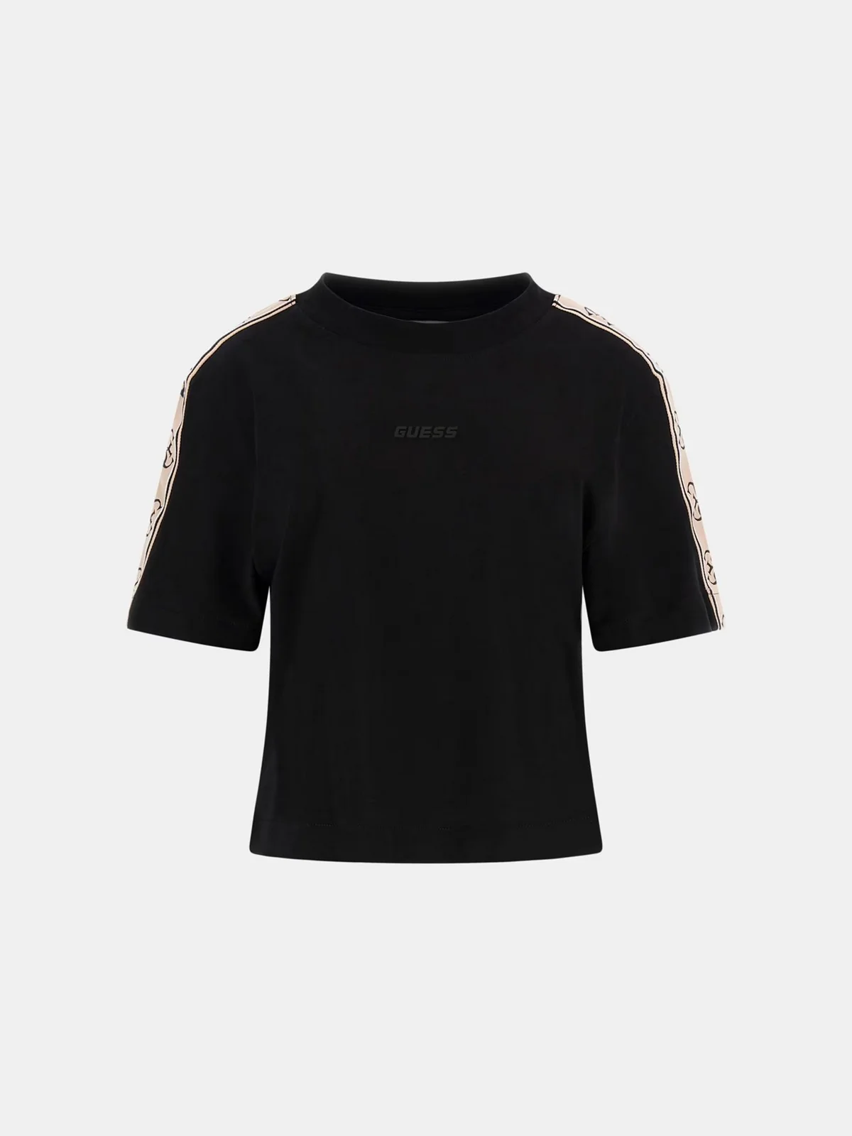 GUESS SPORT T-shirt Donna BRITNEY CROP TEE V3RI08 I3Z14 JBLK Jet Black A996 - Image 4