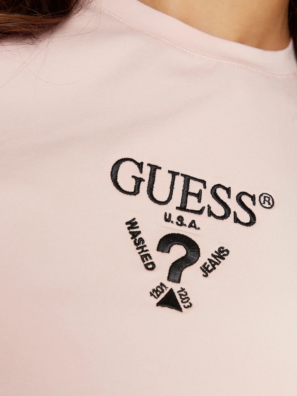 GUESS SPORT T-shirt Donna COLETTE SS TEE V4YI21 KCDH1 G66B Rosa - Image 4
