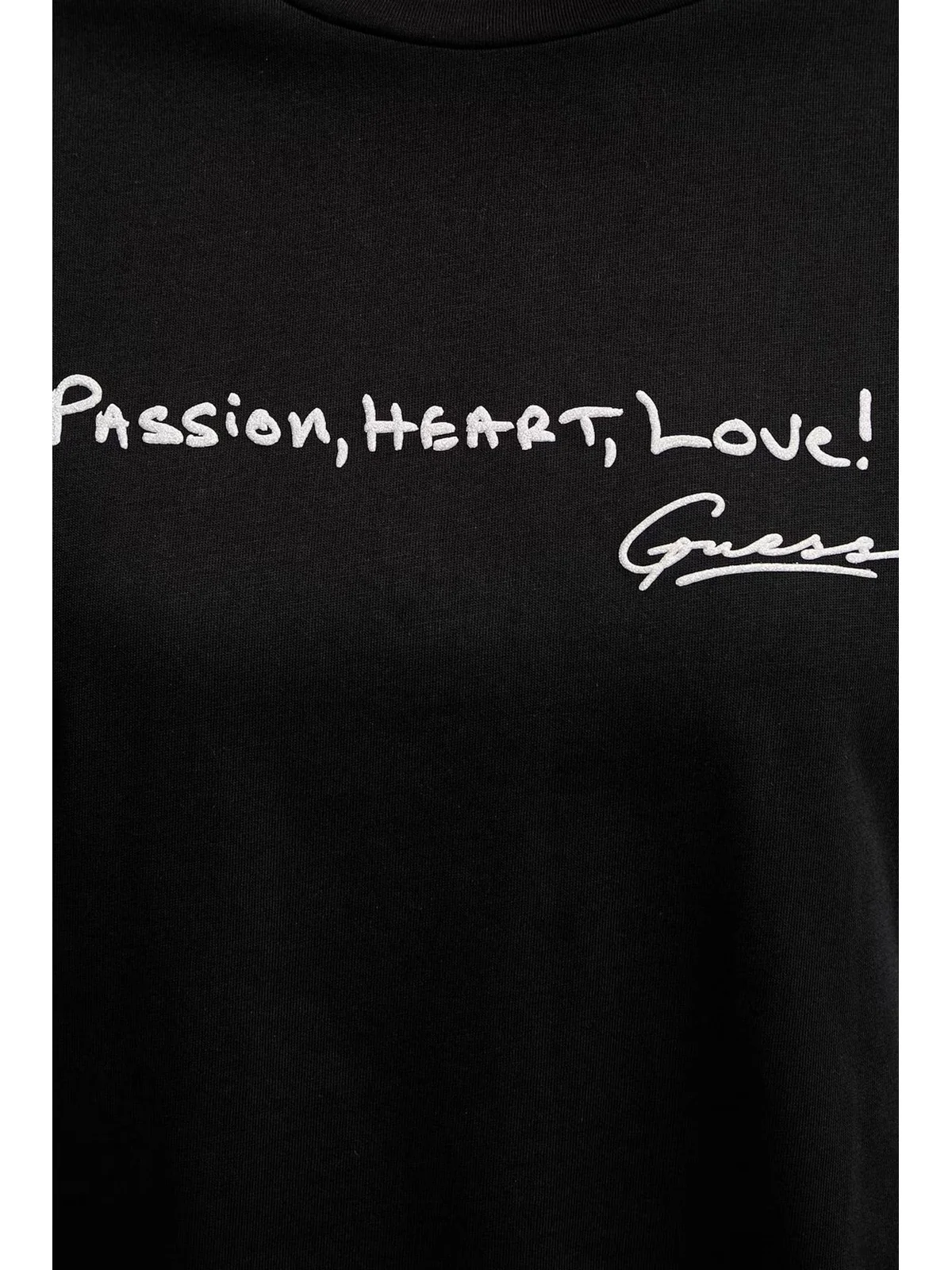 GUESS SPORT T-shirt Donna SOPHIE CN SS T-SHIRT V6RI09 I3Z14 JBLK Jet Black A996 - Image 3