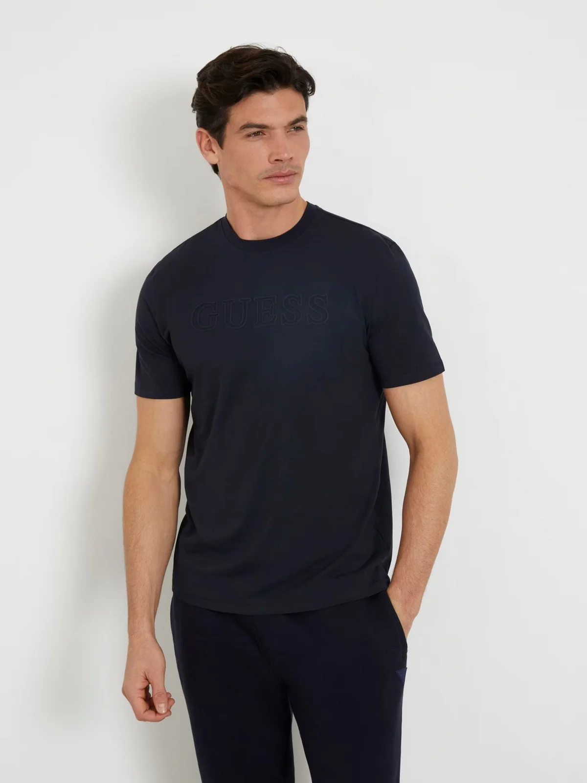 GUESS SPORT T-shirt Uomo SS ALPHY T-SHIRT Z2YI11 J1314 DPM Blu - Image 2