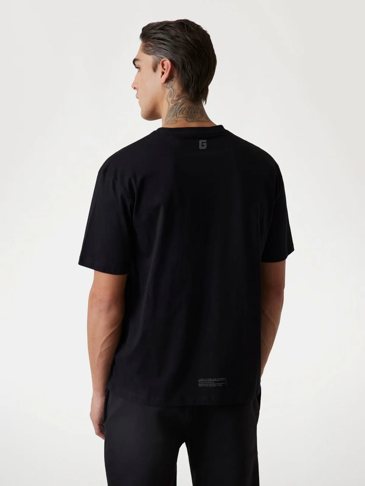 GUESS SPORT T-shirt Uomo AZHA CN OVER T-SHIRT Z4BI02 I3Z14 JBLK Nero - Image 3