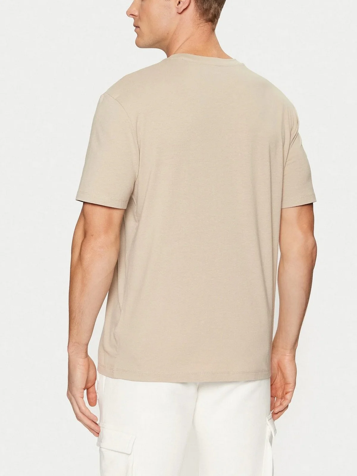 GUESS SPORT T-shirt Uomo HEDLEY SS T-SHIRT Z2YI12 JR06K G1CA Beige - Image 4