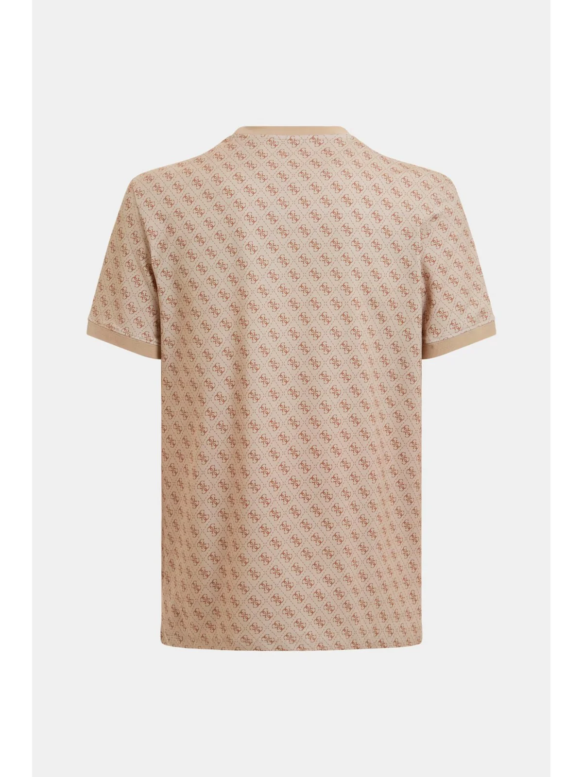 GUESS SPORT T-shirt Uomo JAMEY T-SHIRT Z2BI09 J1314 P13W 4G AOP BEIGE BLANCO - Image 6
