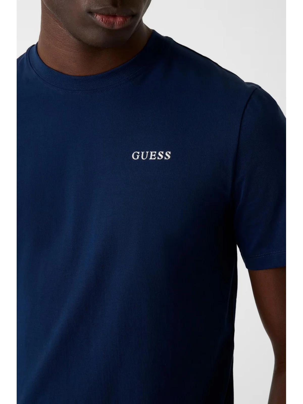 GUESS SPORT T-shirt Uomo MARZIO CN SS T-SHIRT Z6RI17 I3Z14 G7R1 SILK BLUE - Image 5