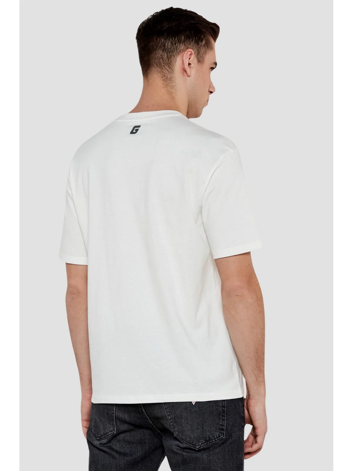 GUESS SPORT T-shirt Uomo MOONDARL CN T-SHIRT Z5RI11 I3Z14 G018 Bianco - Image 3