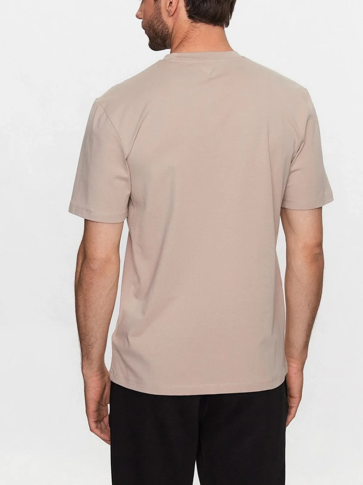 GUESS SPORT T-shirt Uomo SS ALPHY T-SHIRT Z2YI11 J1314 G1CA Beige - Image 4